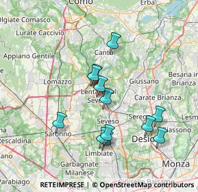 Mappa 20823 Lentate sul Seveso MB, Italia (6.55)