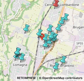 Mappa Via S. Anna, 23875 Osnago LC, Italia (0.938)