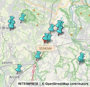 Mappa Via Giuseppe Verdi, 23875 Osnago LC, Italia (4.21)