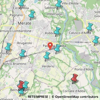 Mappa Via L. Gasparotto, 23877 Paderno d'Adda LC, Italia (3.25563)