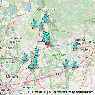 Mappa Via L. Gasparotto, 23877 Paderno d'Adda LC, Italia (7.43615)