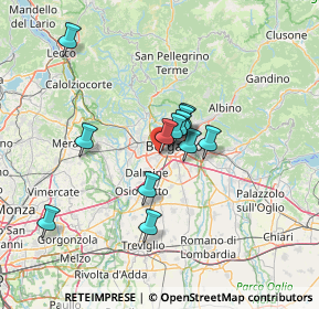 Mappa Via Gian Ercole Mozzi, 24127 Bergamo BG, Italia (10.52333)