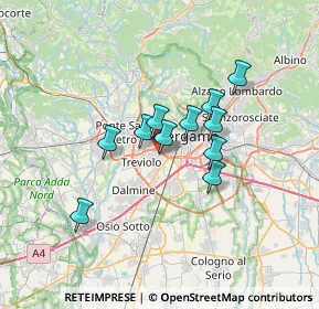 Mappa Via Gian Ercole Mozzi, 24127 Bergamo BG, Italia (4.88727)