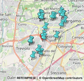 Mappa Via Gian Ercole Mozzi, 24127 Bergamo BG, Italia (1.6935)