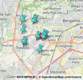 Mappa Via Gian Ercole Mozzi, 24127 Bergamo BG, Italia (1.16917)