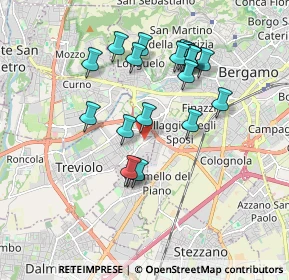 Mappa Via Gian Ercole Mozzi, 24127 Bergamo BG, Italia (1.6885)