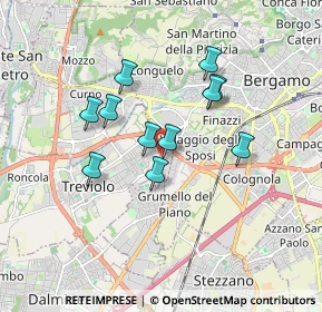 Mappa Via Gian Ercole Mozzi, 24127 Bergamo BG, Italia (1.41364)