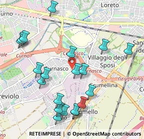 Mappa Via Gian Ercole Mozzi, 24127 Bergamo BG, Italia (1.121)