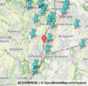 Mappa Via Dosso Nuovo, 23875 Osnago LC, Italia (2.4305)