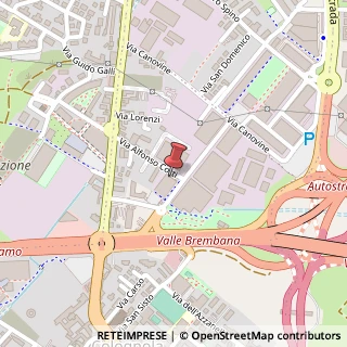 Mappa Via A.Corti, 22, 24126 Bergamo, Bergamo (Lombardia)