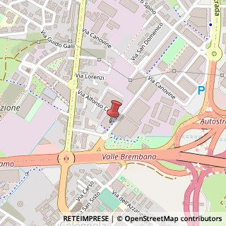 Mappa Via Cavalieri di Vittorio Veneto, 20, 24126 Bergamo, Bergamo (Lombardia)