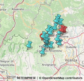 Mappa Contrada Seladi, 36078 Valdagno VI, Italia (9.705)