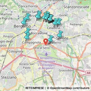 Mappa Via Camillo Benso di Cavour, 24050 Orio al serio BG, Italia (2.083)