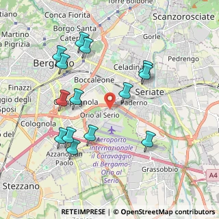 Mappa Via Camillo Benso di Cavour, 24050 Orio al serio BG, Italia (2.01)
