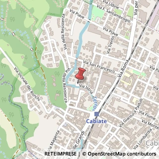 Mappa Via San Benedetto da Norcia, 20, 22060 Cabiate, Como (Lombardia)