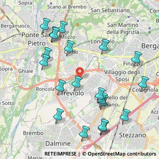 Mappa Via degli Assini, 24048 Treviolo BG, Italia (2.392)