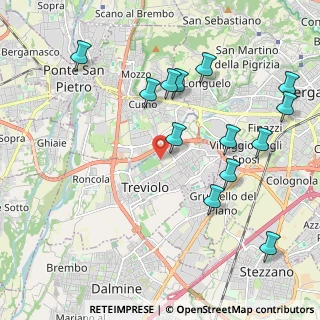 Mappa Via degli Assini, 24048 Treviolo BG, Italia (2.27385)