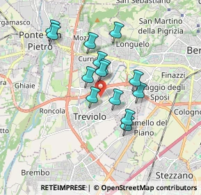 Mappa Via degli Assini, 24048 Treviolo BG, Italia (1.39643)