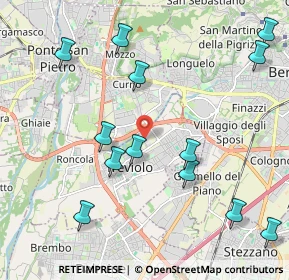 Mappa Via degli Assini, 24048 Treviolo BG, Italia (2.39615)