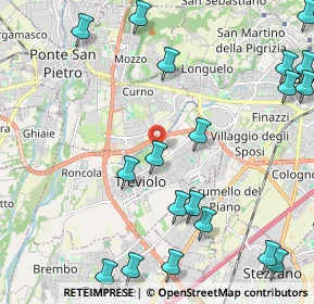 Mappa Via degli Assini, 24048 Treviolo BG, Italia (2.9345)