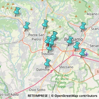 Mappa Via degli Assini, 24048 Treviolo BG, Italia (3.44308)