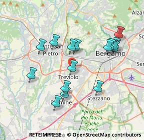 Mappa Via degli Assini, 24048 Treviolo BG, Italia (3.586)