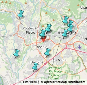 Mappa Via degli Assini, 24048 Treviolo BG, Italia (3.53833)