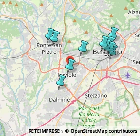 Mappa Via degli Assini, 24048 Treviolo BG, Italia (3.51273)