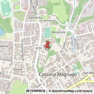 Mappa Via Don Luigi Sturzo, 17, 21012 Cassano Magnago, Varese (Lombardia)
