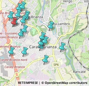 Mappa Via San Bernardo, 20841 Carate Brianza MB, Italia (1.0915)