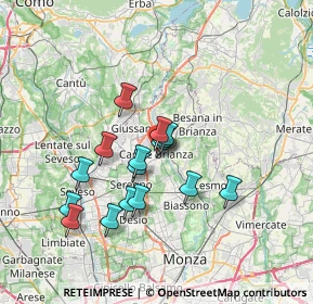 Mappa Via San Bernardo, 20841 Carate Brianza MB, Italia (5.73875)