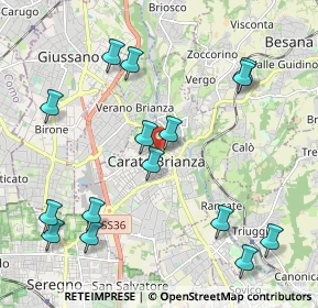 Mappa Via San Bernardo, 20841 Carate Brianza MB, Italia (2.37467)