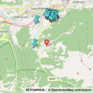 Mappa Frazione Ozein, 11010 Aymavilles AO, Italia (2.46)