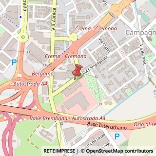 Mappa Via Campagnola, 40, 24126 Bergamo, Bergamo (Lombardia)