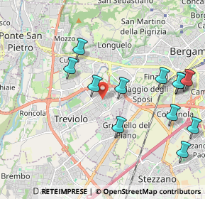 Mappa Piazza Don Personeni, 24048 Treviolo BG, Italia (2.22917)