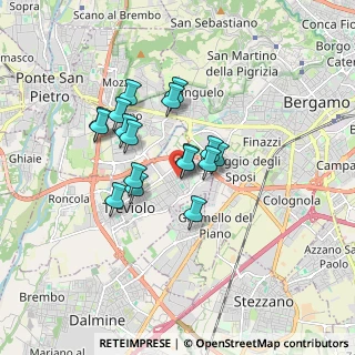Mappa Piazza Don Personeni, 24048 Treviolo BG, Italia (1.30706)