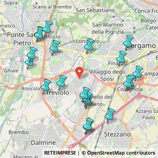 Mappa Piazza Don Personeni, 24048 Treviolo BG, Italia (2.413)