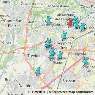 Mappa Piazza Don Personeni, 24048 Treviolo BG, Italia (1.97385)