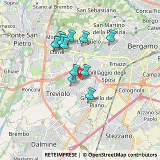 Mappa Piazza Don Personeni, 24048 Treviolo BG, Italia (1.53917)