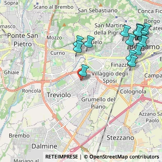 Mappa Piazza Don Personeni, 24048 Treviolo BG, Italia (2.765)