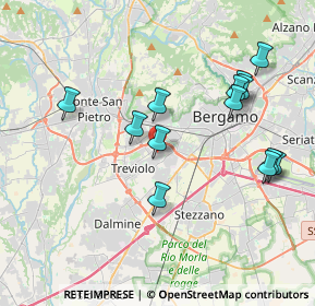 Mappa Piazza Don Personeni, 24048 Treviolo BG, Italia (3.91231)