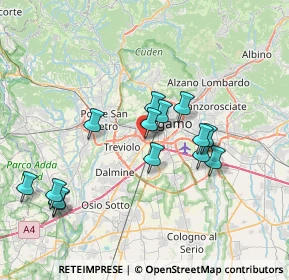 Mappa Via Drago, 24127 Bergamo BG, Italia (6.91)