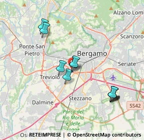 Mappa Via Drago, 24127 Bergamo BG, Italia (3.66)