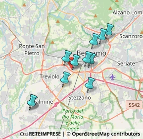 Mappa Via Drago, 24127 Bergamo BG, Italia (3.10727)