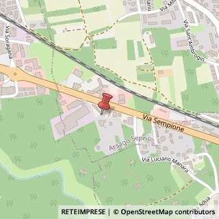 Mappa Via Sempione, 15, 21010 Arsago Seprio, Varese (Lombardia)