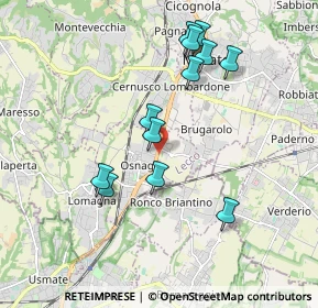 Mappa Osnago, 23875 Osnago LC, Italia (1.8)