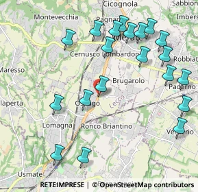 Mappa Osnago, 23875 Osnago LC, Italia (2.3555)