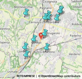 Mappa Osnago, 23875 Osnago LC, Italia (1.88083)