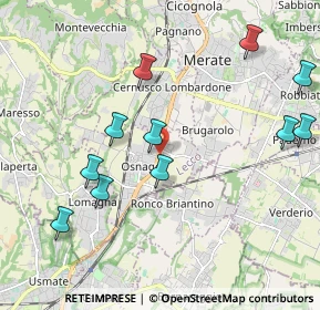 Mappa Osnago, 23875 Osnago LC, Italia (2.20273)