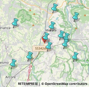 Mappa Osnago, 23875 Osnago LC, Italia (4.04583)